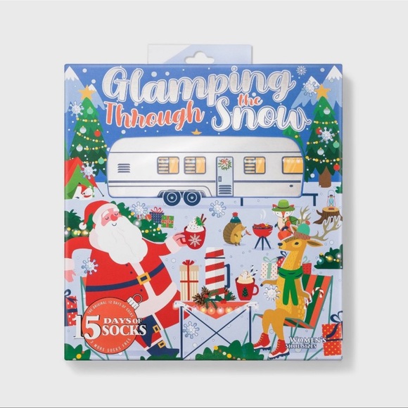 Target 15 Days of Socks “Glamping Through the Snow” - Picture 2 of 5
